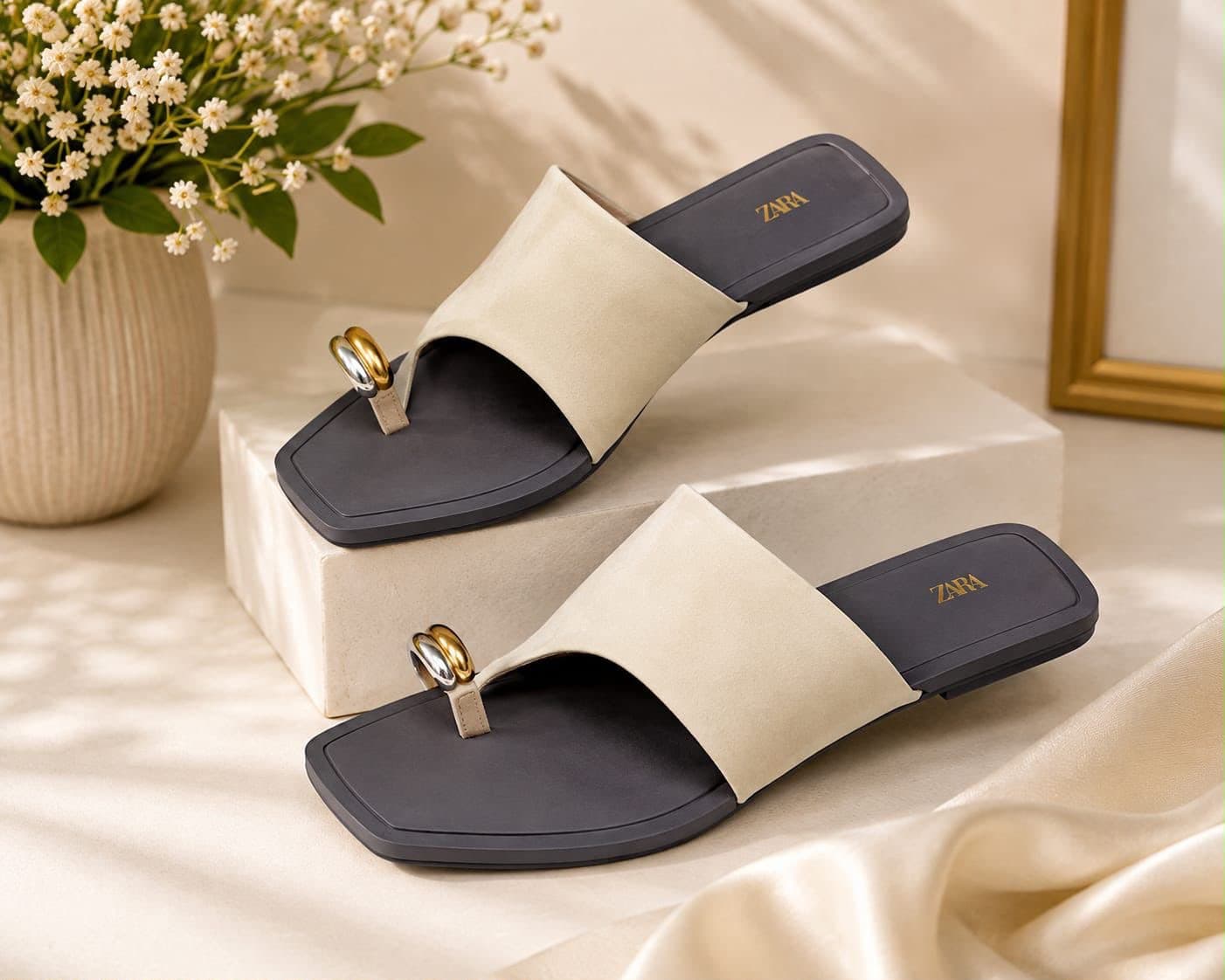 Zara Slip-On Sandals