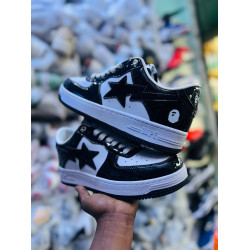 Bapesta Black White
