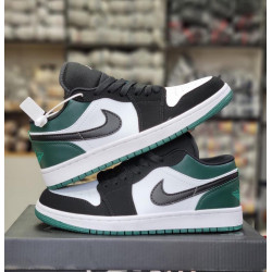 Jordan 1 Low Black Green White