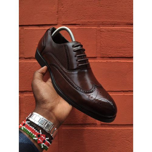 Laced Patterned Brown