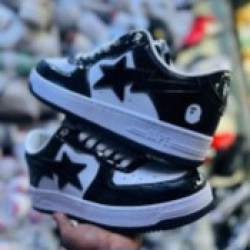Bapesta Black White